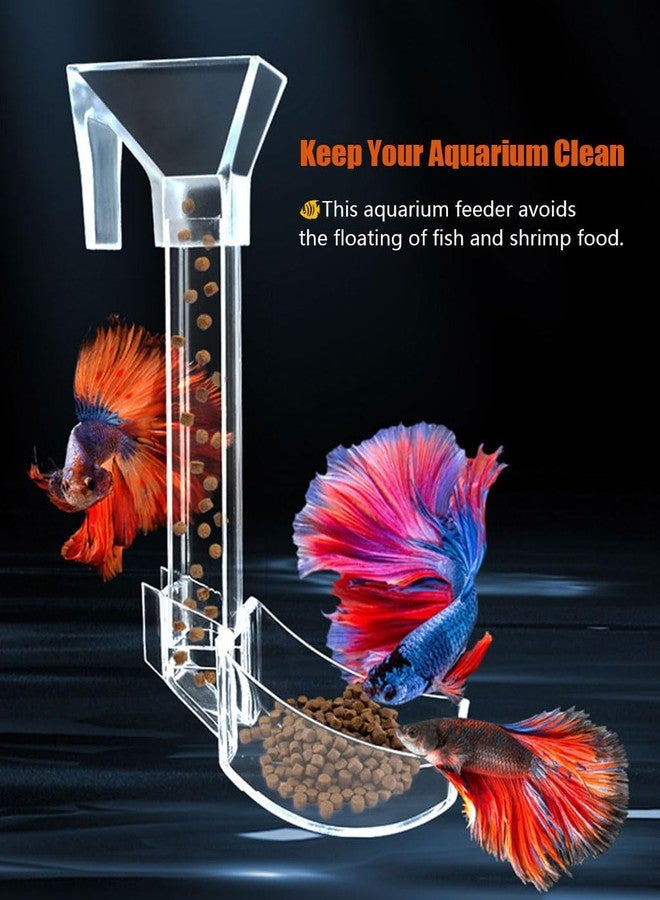 KINGYEENUO Shrimp Feeder Set - Aquarium Fish Feeder Tube Kit with Feeding Ring, Cleaning Brush, Tank Feeding Tube - Image 2